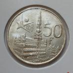 2x 50 frank 1958 VL en FR, Postzegels en Munten, Munten | België, Ophalen of Verzenden, Zilver, Zilver