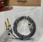 Câble 3,5 mm 6,35 mm x2, mini-jack répartiteur de 1,5 m, Enlèvement ou Envoi, Neuf