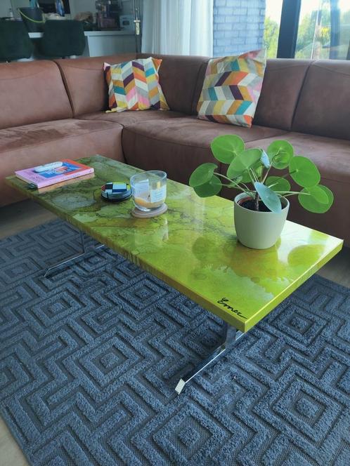 Vintage salontafel, Huis en Inrichting, Tafels | Salontafels, Gebruikt, Ophalen