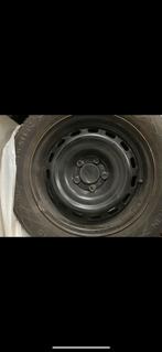 Lot de 4 jantes + pneus hiver 195 / 65 R 15 (91T), Auto-onderdelen, Banden en Velgen, Ophalen, Gebruikt, 15 inch, Banden en Velgen