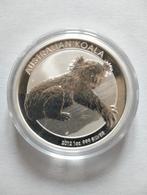 Pièce 1 one argent Australian Koala 2012, Timbres & Monnaies, Monnaies | Océanie, Enlèvement ou Envoi, Série, Argent