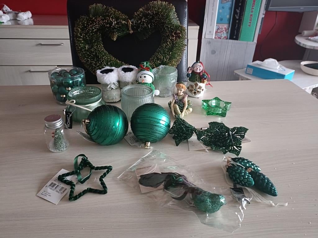 KERSTMIS...De groene collectie kerst met slingers, Ophalen of Verzenden, Zo goed als nieuw
