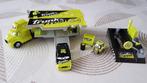 Cars "Trunk Fresh 34" vrachtwagen + auto + vorklift + launch, Kinderen en Baby's, Ophalen of Verzenden, Zo goed als nieuw