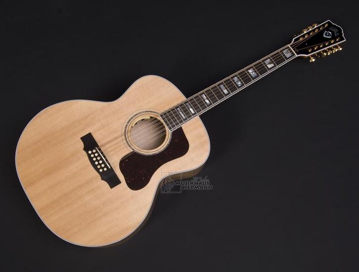 Guild F-512 12-String Jumbo Acoustic (Maple Natural) NEW, Muziek en Instrumenten, Snaarinstrumenten | Gitaren | Akoestisch, Nieuw