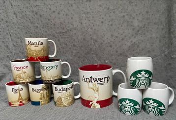 Starbucks verzameltasjes: steden, landen, …, Enlèvement, Comme neuf, Porcelaine, Tasse et/ou soucoupe
