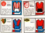 4 Chromos 1970 Football, Envoi, Comme neuf, Plusieurs images