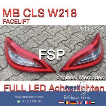 W218 CLS Facelift achterlichten Mercedes / FULL LED 2018 L/R disponible aux enchères