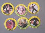 6 stickers Monty Gum John Travolta, Collections, Enlèvement ou Envoi, Gravure, Comme neuf, Autres sujets/thèmes