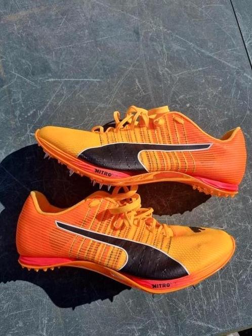 evoSPEED 400 Nitro 2 Sprint Spikes van Puma maat 40.5, Sport en Fitness, Loopsport en Atletiek, Zo goed als nieuw, Spikes, Hardlopen