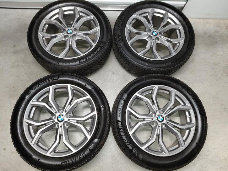 Originele 19 inch winterset BMW X3 G01 en X4 G02, Auto-onderdelen, Banden en Velgen, Banden en Velgen, Winterbanden, 19 inch, 245 mm