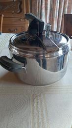 snelkookpan lagostina 5 liter, Comme neuf, Inox, Casserole ou Cocotte-minute, Enlèvement ou Envoi