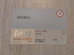 Ghinzu Ancienne Belgique concertticket 2007, Ophalen, Gebruikt, Overige typen