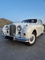 jaguar mkv11, Auto's, Oldtimers, Wit, Leder, Bruin, Handgeschakeld