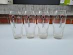 4 Jupiler glazen, Ophalen of Verzenden, Gebruikt, Bierglas