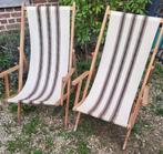 Vintage (oude) plooistoelen / strandstoelen, Ophalen