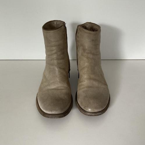 enkellaarsjes Officine Creative, maat 37 (à 37,5), Kleding | Dames, Schoenen, Gedragen, Lage of Enkellaarzen, Beige, Verzenden