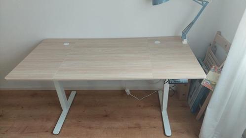 Elektrisch zit-sta bureau 160  80 cm, Huis en Inrichting, Bureaus, Zo goed als nieuw, Bureau, Elektrisch, In hoogte verstelbaar