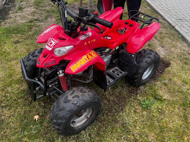 110cc 4t quad, Fietsen en Brommers, Minibikes, Midibikes en Pitbikes, Zo goed als nieuw, Ophalen