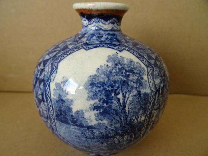 Antieke vaas antiek vaasje Villeroy & Boch vaasje 9cm 1920, Antiek en Kunst, Antiek | Vazen, Ophalen of Verzenden