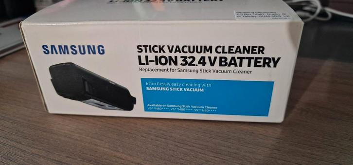 Batterie Li-ion 32,4 V pour aspirateur Samsung, Electroménager, Aspirateurs, Neuf, Aspirateur, Enlèvement ou Envoi