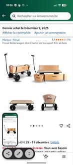 Chariot bois neuf, Caravanes & Camping, Enlèvement