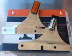 Sideplates passenger backrest Harley Softail, Ophalen of Verzenden