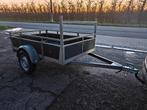 aanhangwagen L2m B1,32m 750kg met id plaatje galva, Enlèvement, Utilisé