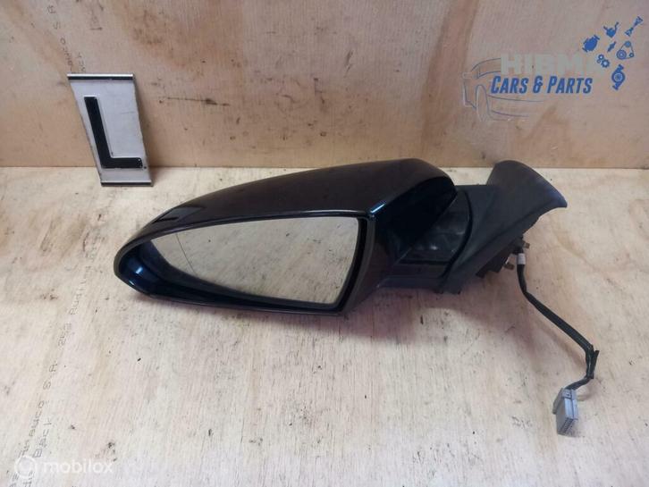 Nissan Primera III Spiegel Links Zwart Elekt 96302 2002-2009, Auto-onderdelen, Spiegels, Gebruikt, Ophalen of Verzenden