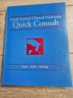 Small Animal Clinical Nutrition - Quick consult, Enlèvement ou Envoi, Neuf, Enseignement supérieur