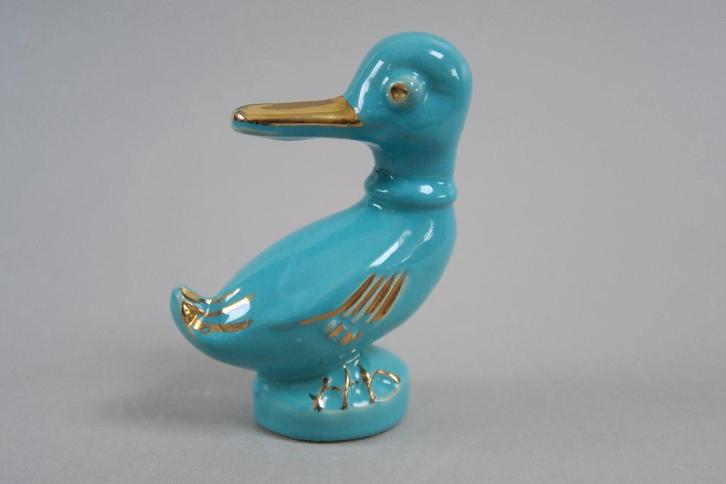 Canard en grès Guérin - Tête recollée, Antiek en Kunst, Antiek | Keramiek en Aardewerk, Ophalen of Verzenden