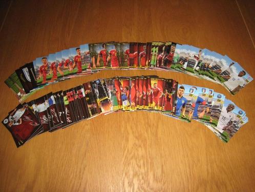 Kaartjes Panini Rode Duivels Carrefour Tousensemble (2015), Verzamelen, Sportartikelen en Voetbal, Zo goed als nieuw, Poster, Plaatje of Sticker