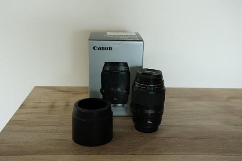Canon Macro lens EF 100 f/2,8 USM, Audio, Tv en Foto, Foto | Lenzen en Objectieven, Zo goed als nieuw, Macrolens, Ophalen