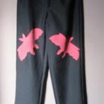 Halloween: zwarte broek met vleermuizen - M, Ophalen of Verzenden