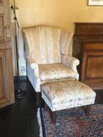 Antieke fauteuil, Huis en Inrichting, Fauteuils, Gebruikt, 100 tot 125 cm, 75 tot 100 cm, Hout