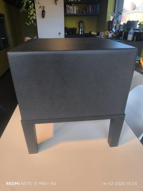Quinze & Milan Pouf, Huis en Inrichting, Zetels | Voetbanken en poefs, Zo goed als nieuw, Minder dan 50 cm, Minder dan 50 cm, Vierkant