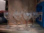 Kristallen glazen  wijn. Wisksy luxe  schaaltjes. Onderzette, Antiek en Kunst, Antiek | Glaswerk en Kristal, Ophalen