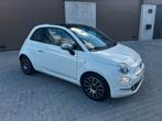 Fiat 500 hybride/benzine 2021 64000 km, Bluetooth, Euro 6, Wit, Bedrijf