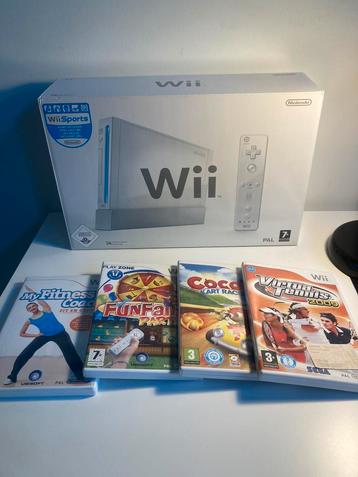 Wii Sports Edition Console in doos CIB + extra games beschikbaar voor biedingen