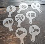 Kerstsjablonen voor decoratie van gebak, nieuw, Ophalen of Verzenden, Nieuw