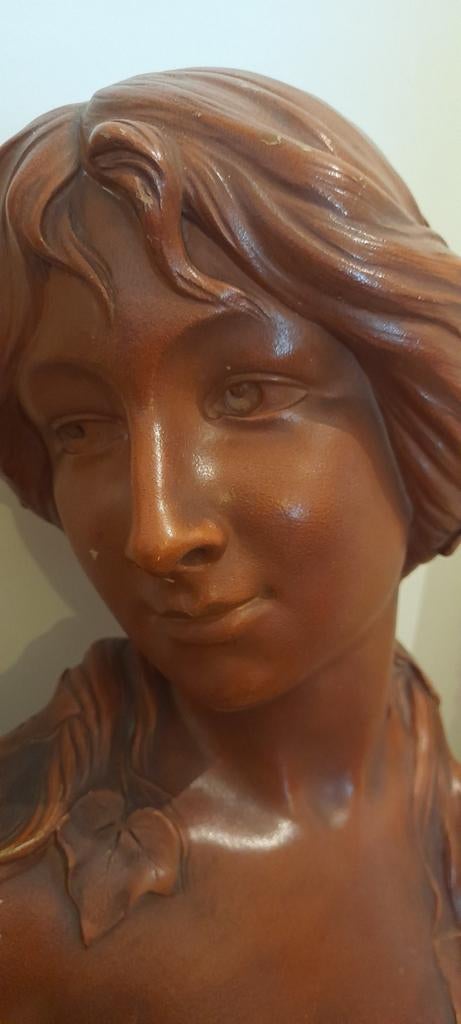 Beau buste ancien d une belle, Antiquités & Art, Art | Sculptures & Bois, Buste, Femme, Classique, Enlèvement