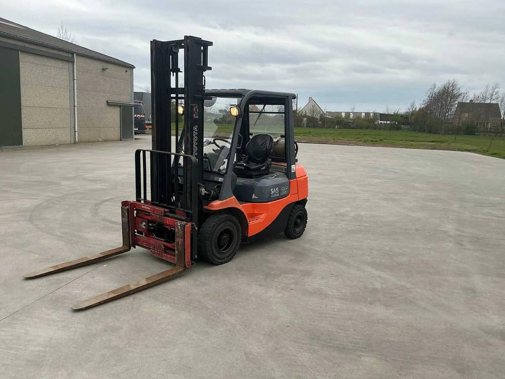 2007 Toyota 42-7FGF25, LPG, Chariot élévateur, Toyota