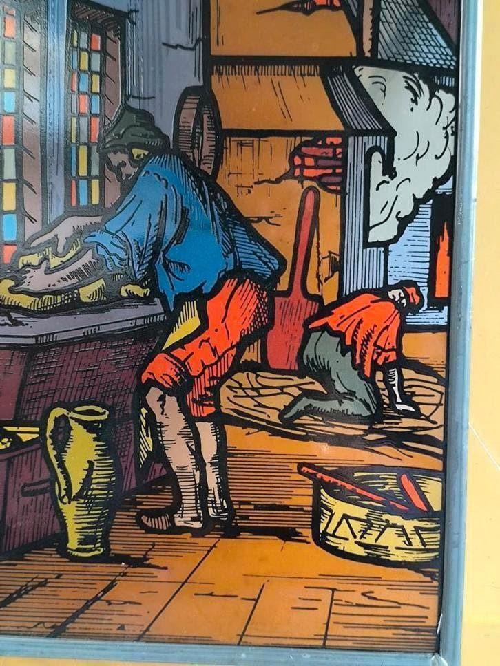 Gebrandschilderd glas-in-lood-paneel, Ophalen of Verzenden