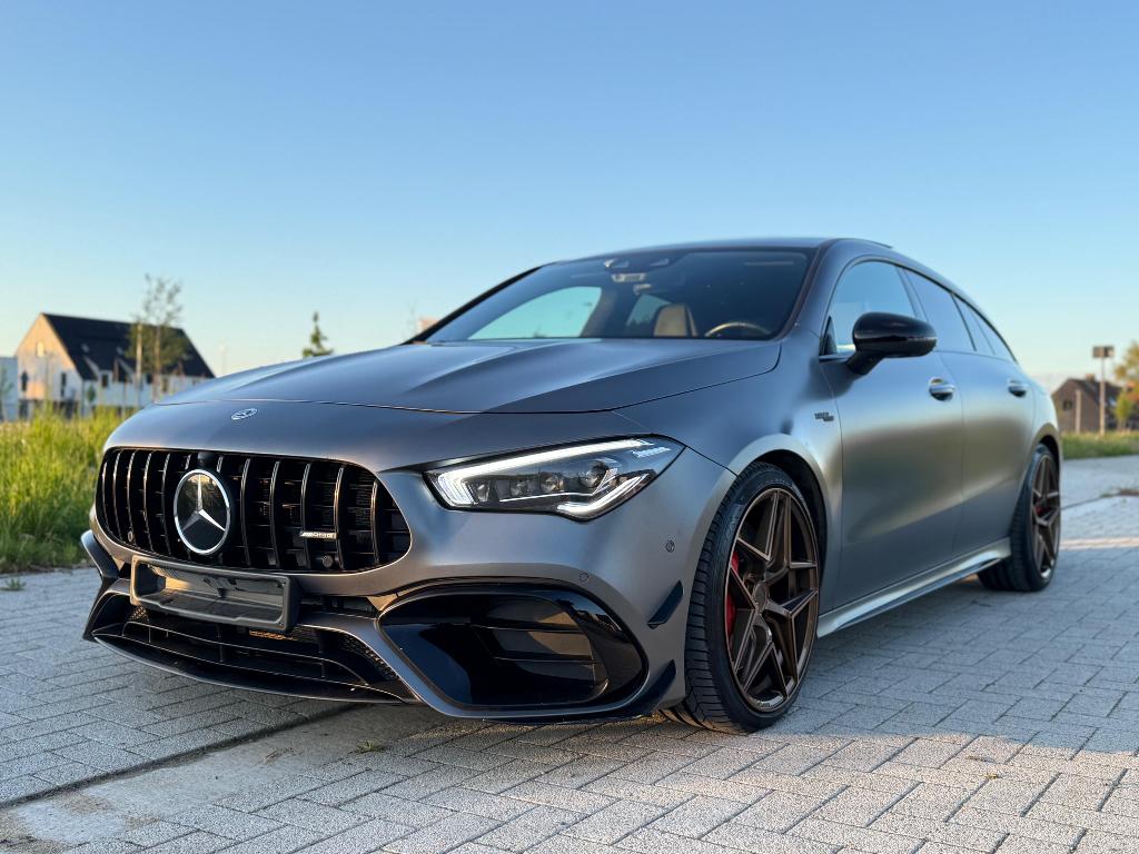 Mercedes-AMG CLA 45 S 4MATIC+ Shooting Brake 421 PK – 2023, Auto's, Mercedes-Benz, Automaat, CLA, Leder, Break