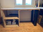 Bureau hout, Huis en Inrichting, Bureaus, Ophalen, Zo goed als nieuw, Bureau