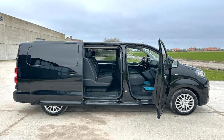 Peugeot Expert Long 2019 Dubbele Cabine 6pl Dodehoek Camera, Auto's, Bestelwagens en Lichte vracht, Bedrijf, Te koop, 360° camera