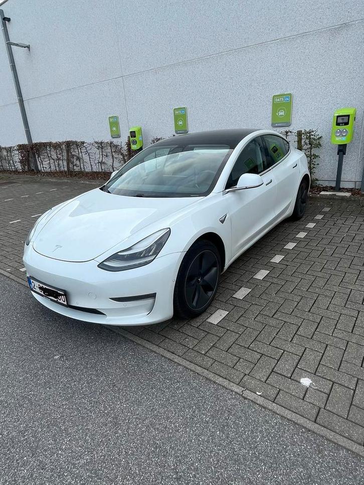 Tesla Model 3 Long Range AWD 75 kW, Auto's, Tesla, Particulier, Model 3, Achteruitrijcamera, Elektrisch, Automaat, Wit, Zwart