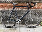 Vélo de route rétro bleu - cadre large - prêt à rouler, Autres marques, 10 à 15 vitesses, 57 à 61 cm, Enlèvement