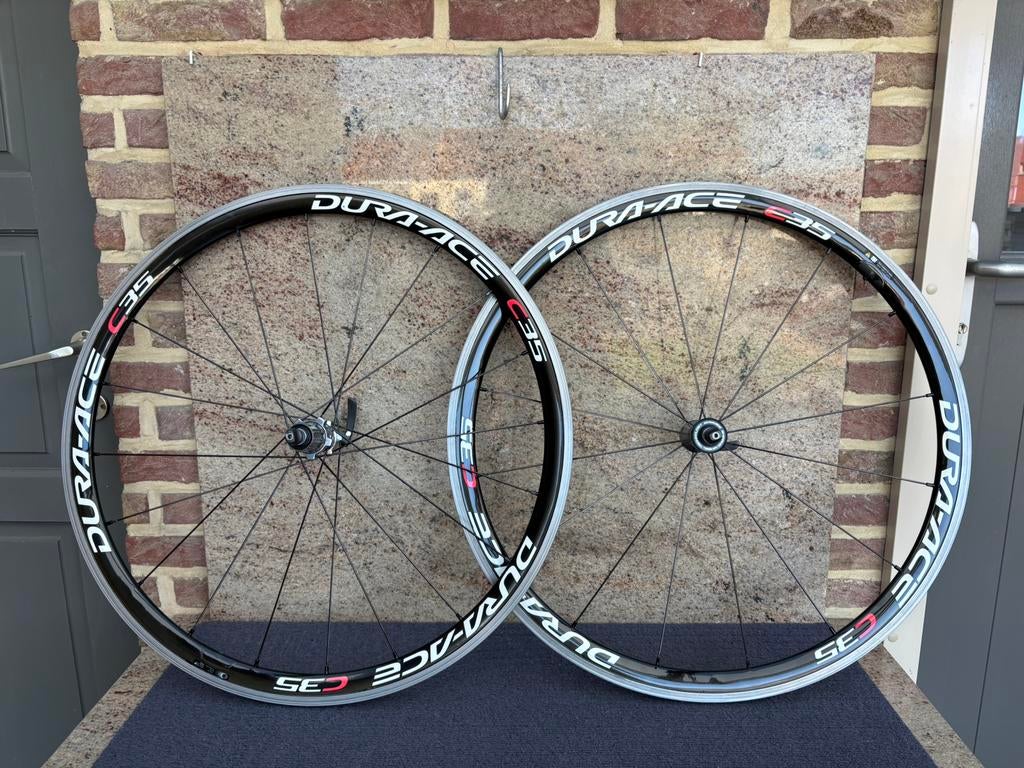 DURA-ACE C35 racewielen, Fietsen en Brommers, Fietsonderdelen, Ophalen, Zo goed als nieuw, Racefiets, Wiel