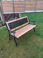Gerestaureerde Gietijzeren tuinbank, Tuin en Terras, Tuinbanken, Ophalen