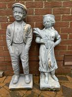 Tuinbeelden boer en boerin in goede staat!, Enlèvement, Utilisé